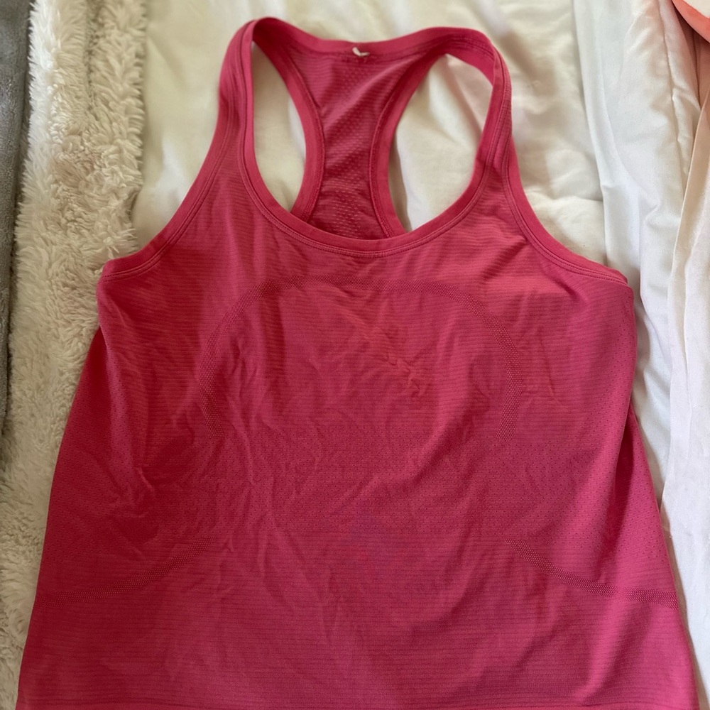 lululemon athletica Pink Tank Top